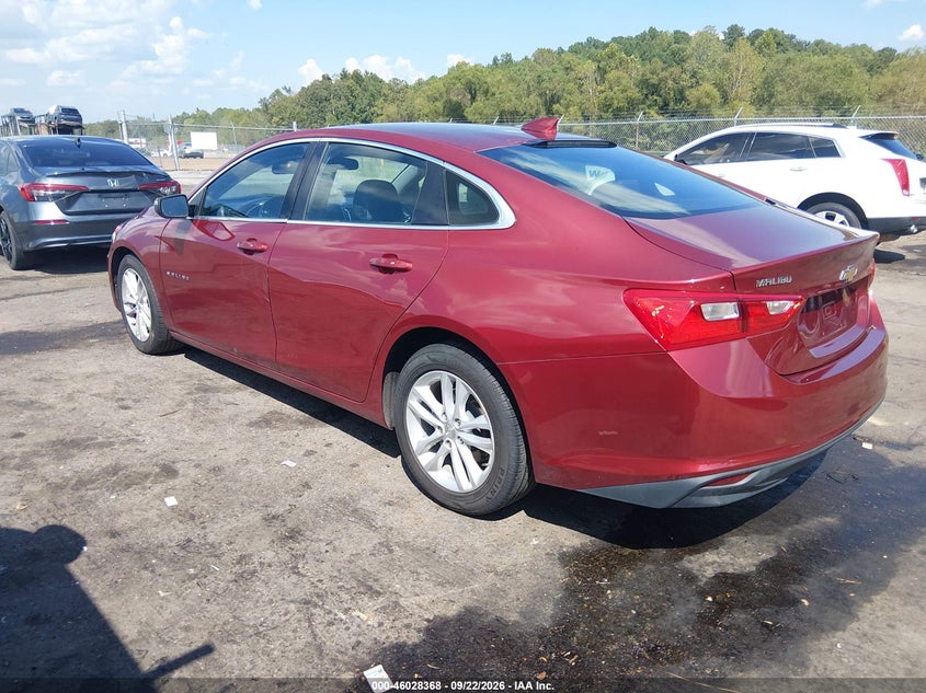Vin: 1g1zd5st6jf148922, lot: 46527787, chevrolet malibu lt 20183