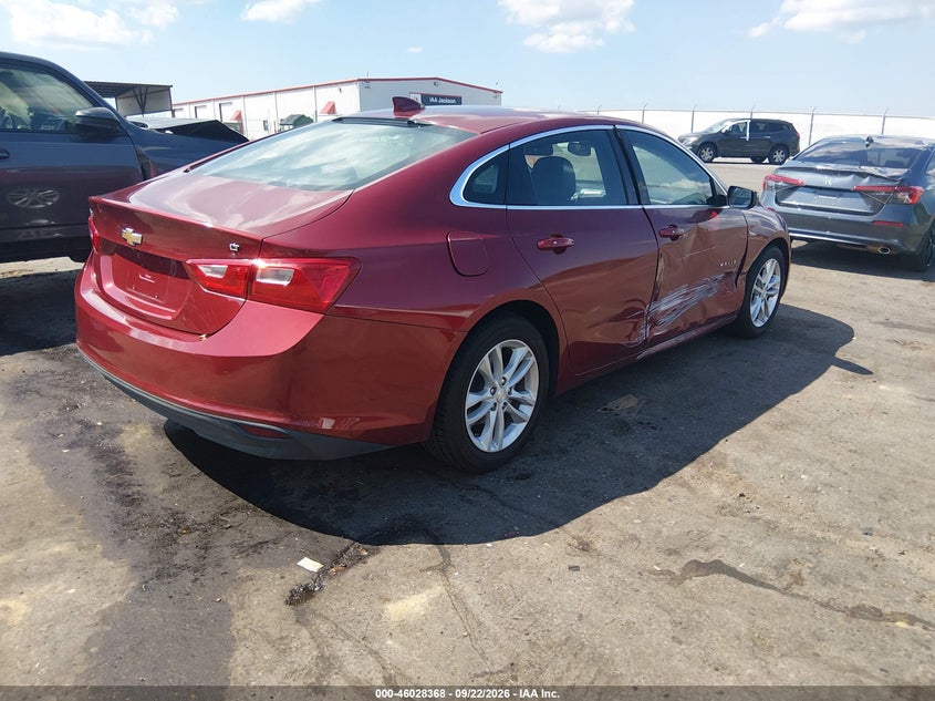 Vin: 1g1zd5st6jf148922, lot: 46527787, chevrolet malibu lt 20184