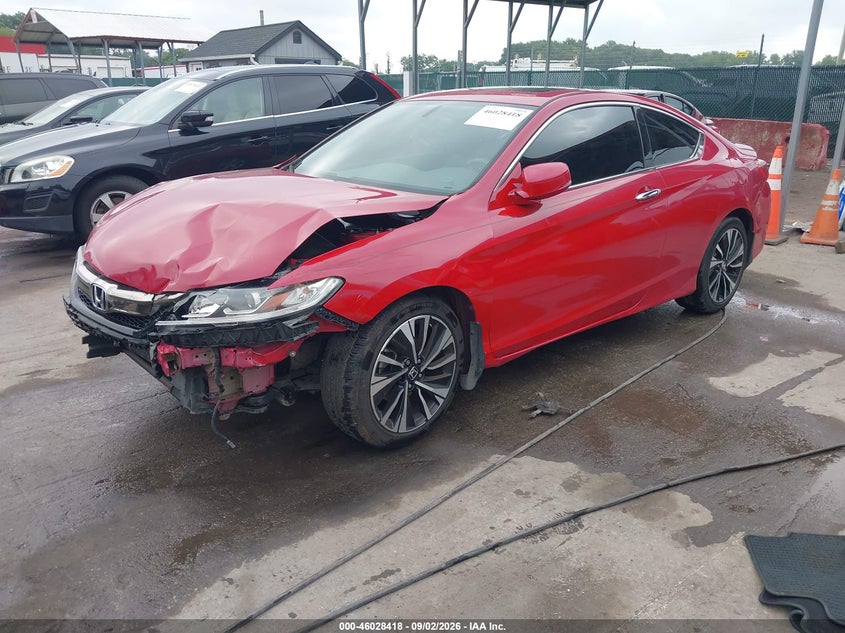 Vin: 1hgct1b81ga005713, lot: 46527837, honda accord ex-l 20162