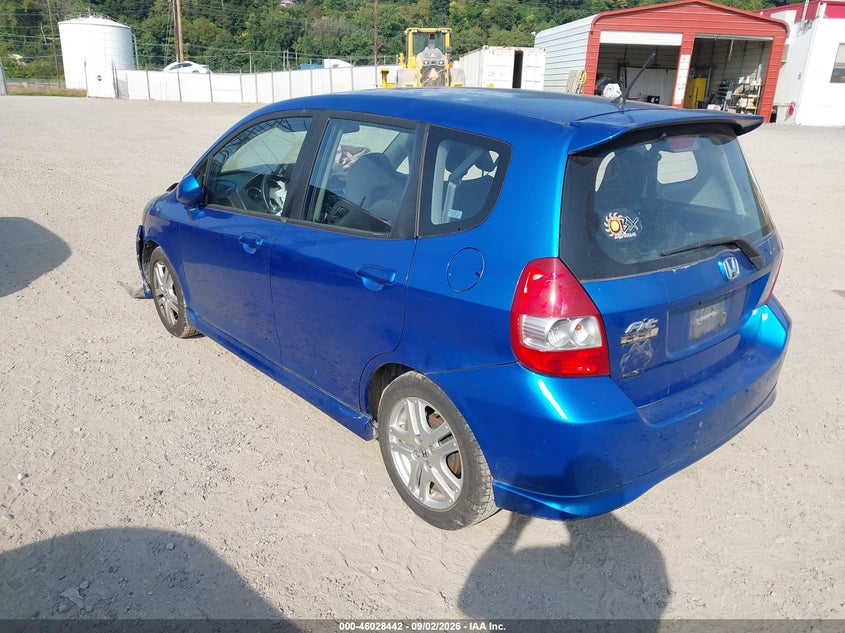 HONDA FIT 2008 VIN JHMGD386X8S031199