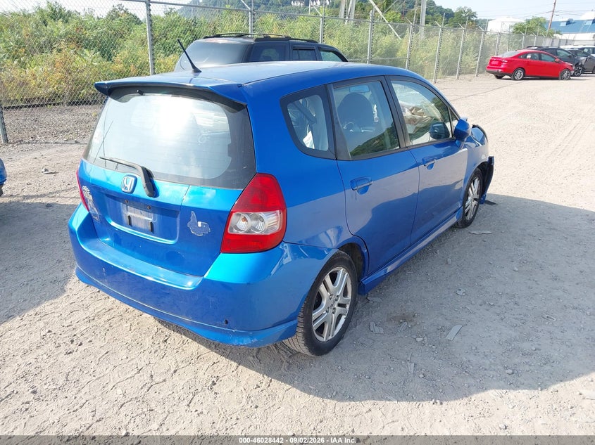 HONDA FIT 2008 VIN JHMGD386X8S031199