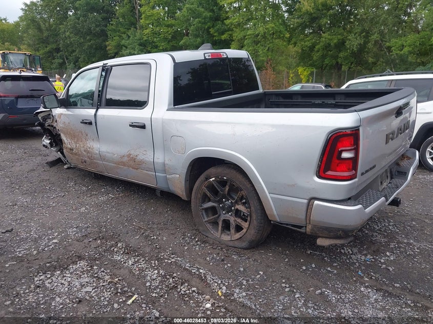 Vin: 1c6srfjt7tn268987, lot: 46527872, ram 1500 laramie  4x4 5'7 box 20263