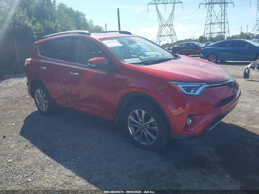 2017 Toyota Rav4 Limited, Right Side, IAAI, VIN JTMDFREV0HJ120945