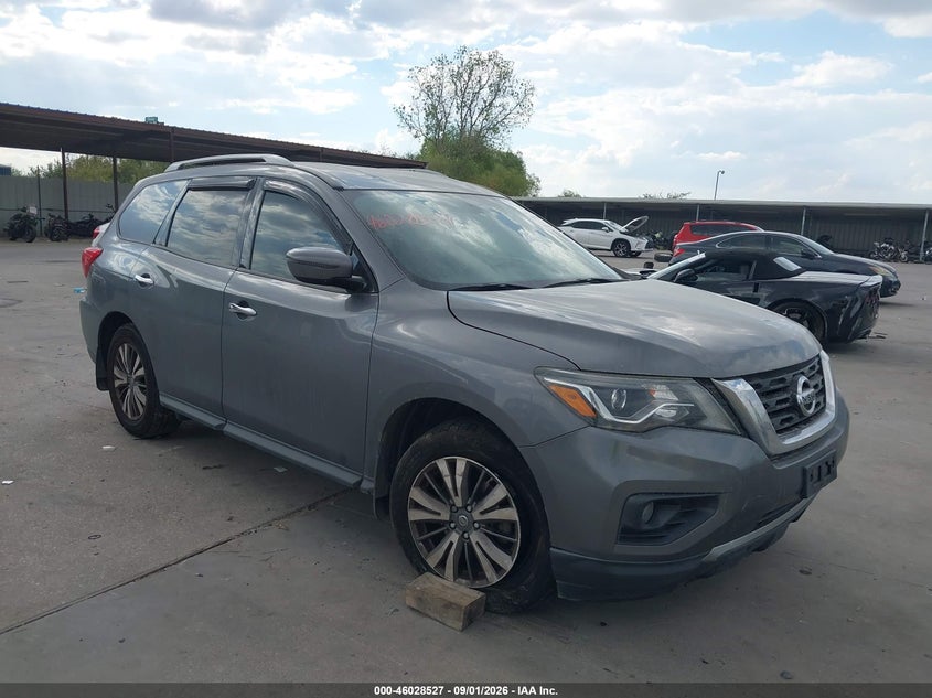 2019 Nissan Pathfinder Sv, Left Side, IAAI, VIN 5N1DR2MM9KC594441