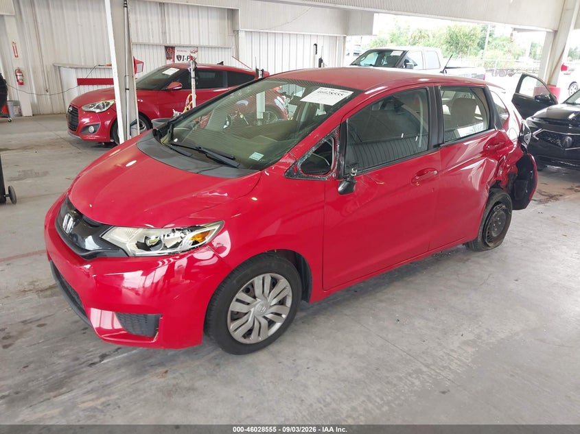 2017 Honda Fit Lx, Left Side, IAAI, VIN JHMGK5H54HS022538 — photo 2