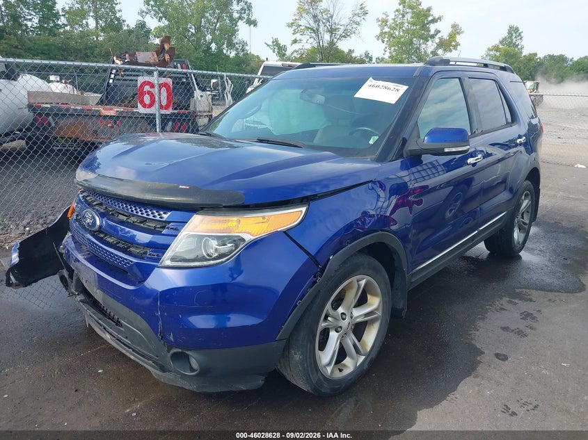 2015 Ford Explorer, Удар спереду, IAAI, VIN 1FM5K8F87FGB30168 — фото 2