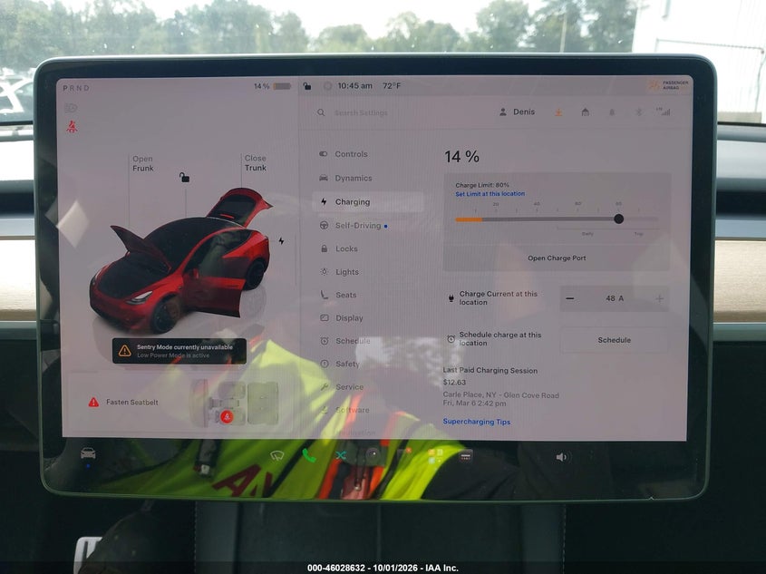 TESLA MODEL Y 2022 VIN 7SAYGDEF2NF391117