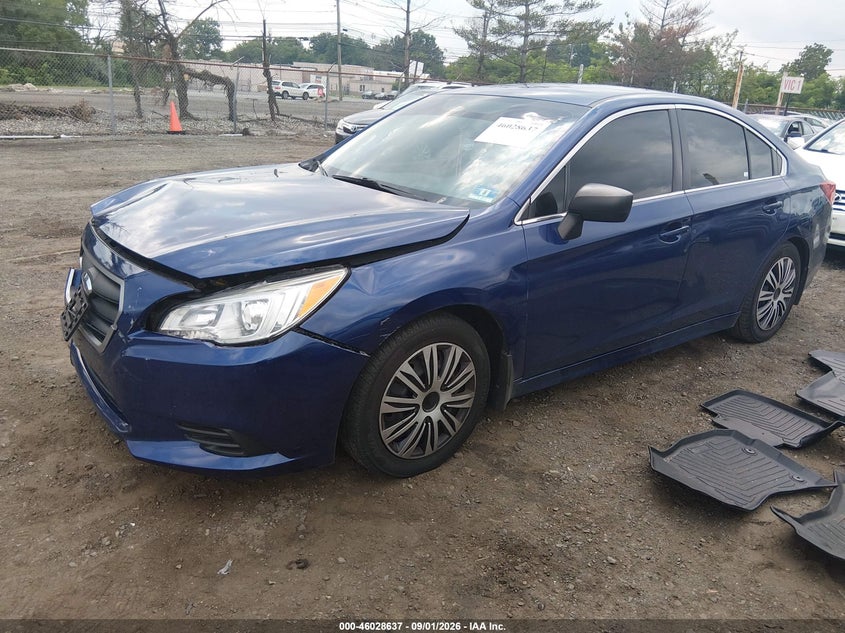 Vin: 4s3bnaa66f3011241, lot: 46528056, subaru legacy 2.5i 20152