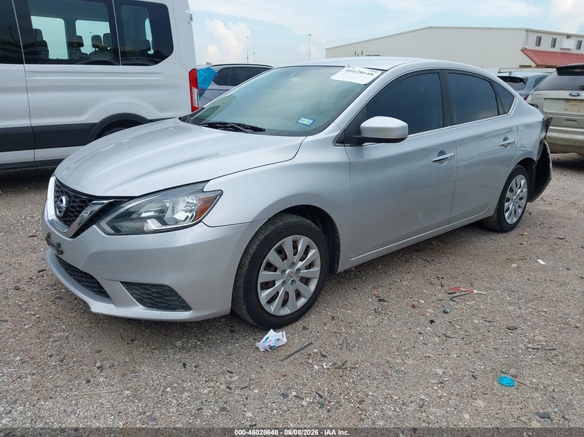 Vin: 3n1ab7ap7hy305552, lot: 46528067, nissan sentra sv 20172