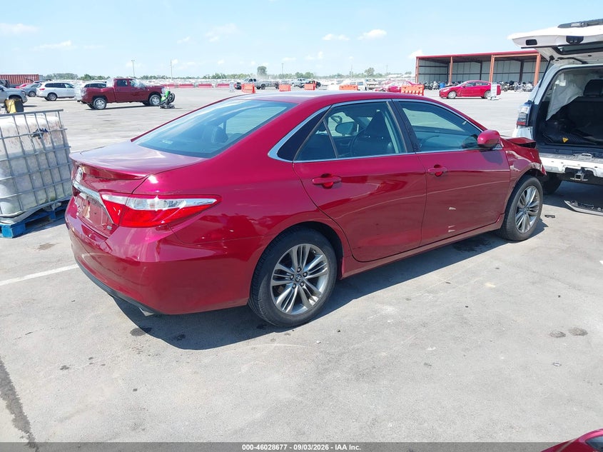 Vin: 4t1bf1fk0gu574991, lot: 46528096, toyota camry se 20164