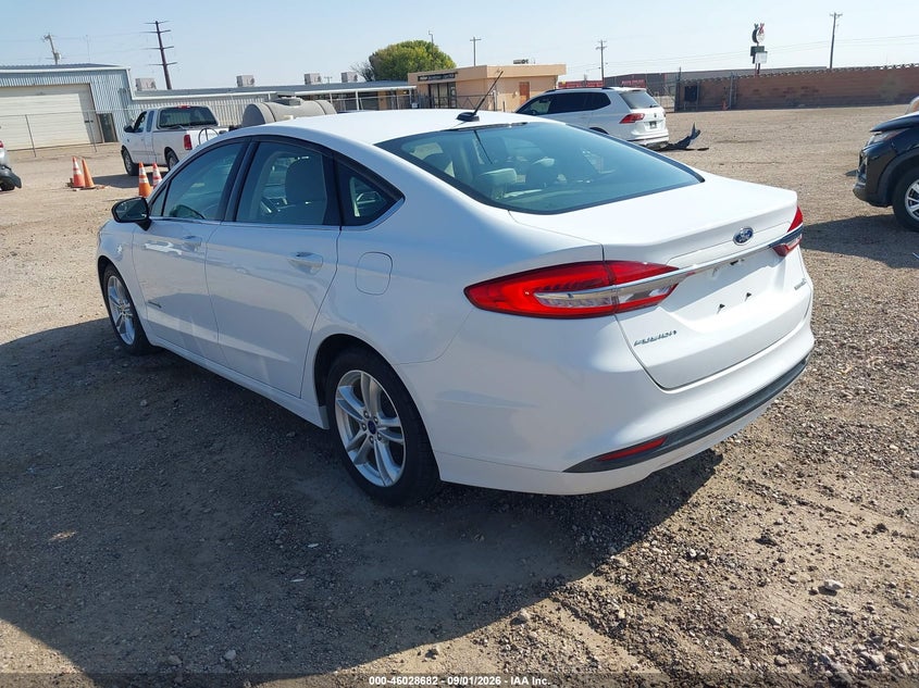 Vin: 3fa6p0uu0jr254446, lot: 46528101, ford fusion hybrid s 20183