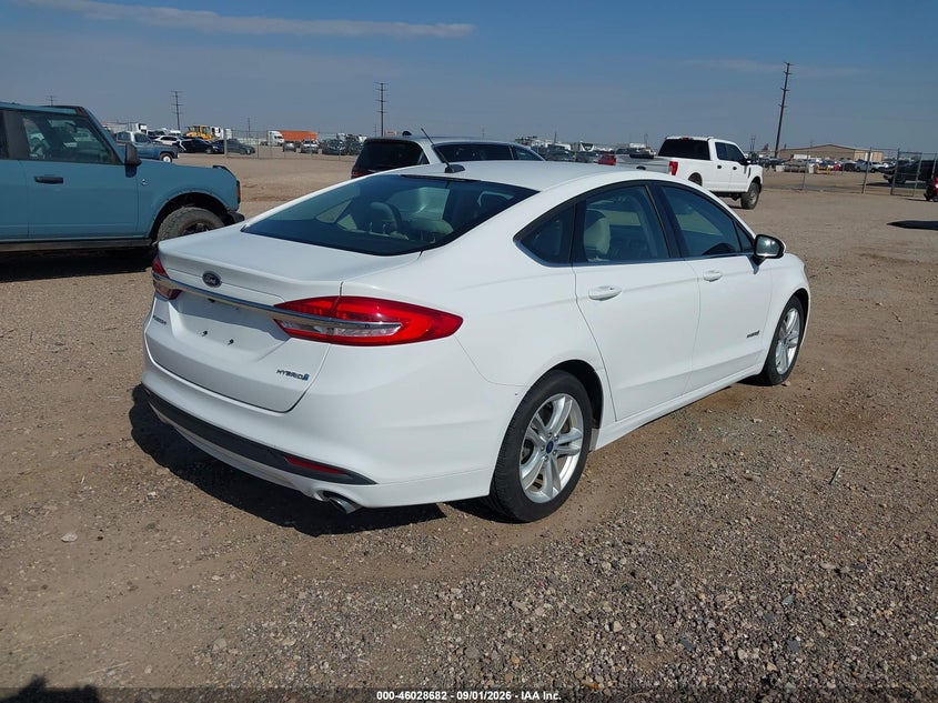 Vin: 3fa6p0uu0jr254446, lot: 46528101, ford fusion hybrid s 20184
