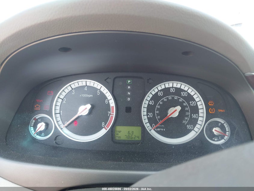 HYUNDAI AZERA 2008 VIN KMHFC46D78A333610