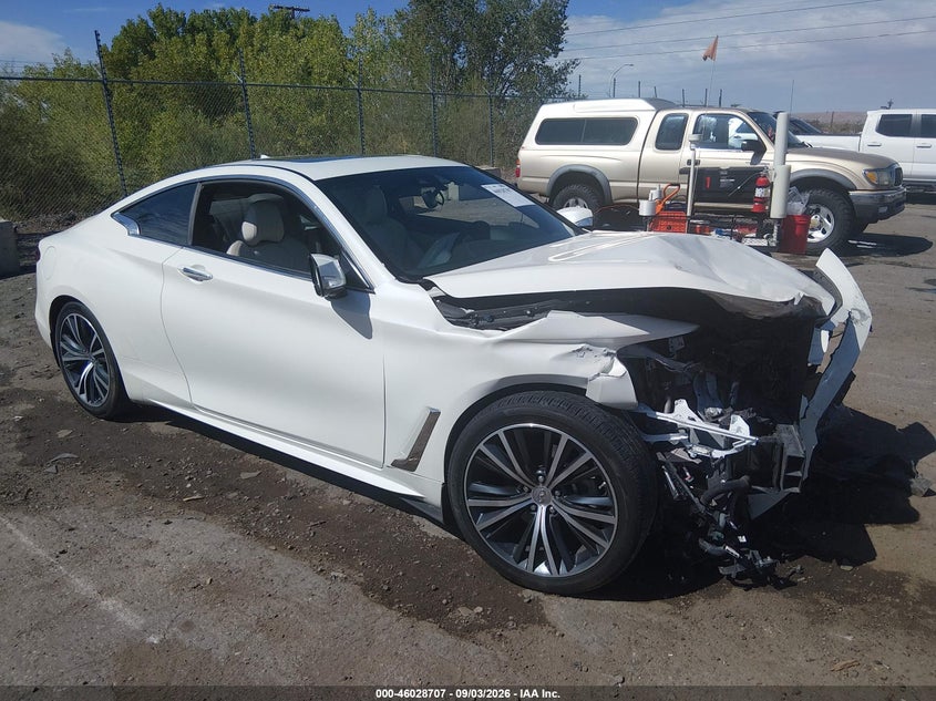 Vin: jn1ev7ek5jm343071, lot: 46528126, infiniti q60 3.0t luxe 20181