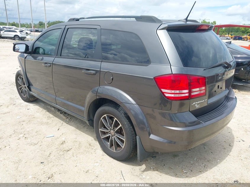 Vin: 3c4pdcab2ht581276, lot: 46528147, dodge journey se 20173