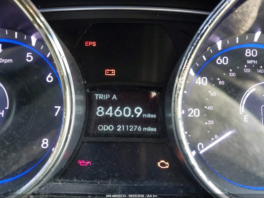 2011 HYUNDAI SONATA auction photo 7