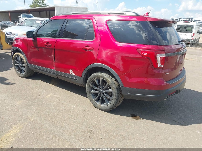 Vin: 1fm5k8d80jgc83812, lot: 46528238, ford explorer xlt 20183