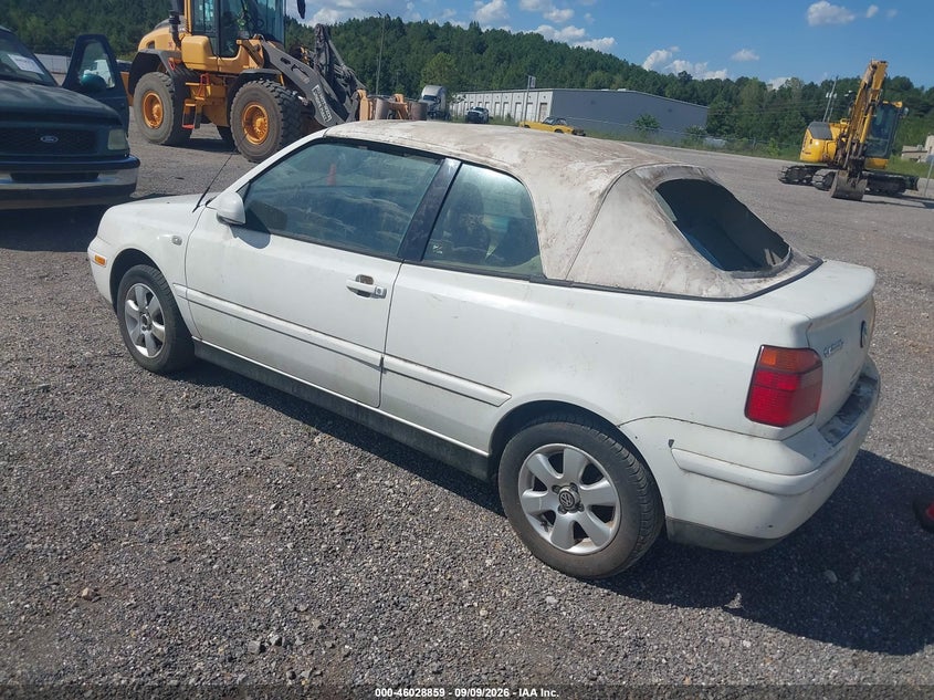 VOLKSWAGEN CABRIO 2002 VIN 3VWDC21V02M800518