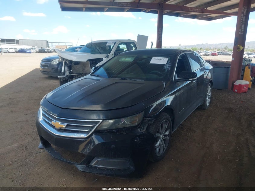 Vin: 2g1115s30g9122128, lot: 46528280, chevrolet impala 2lt 20162