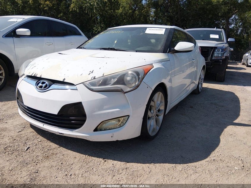 Vin: kmhtc6ad5cu029690, lot: 46528299, hyundai veloster base w/gray 20122