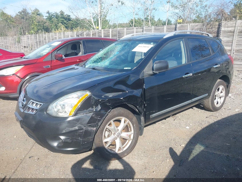 Vin: jn8as5mv6bw304522, lot: 46528310, nissan rogue sv 20112