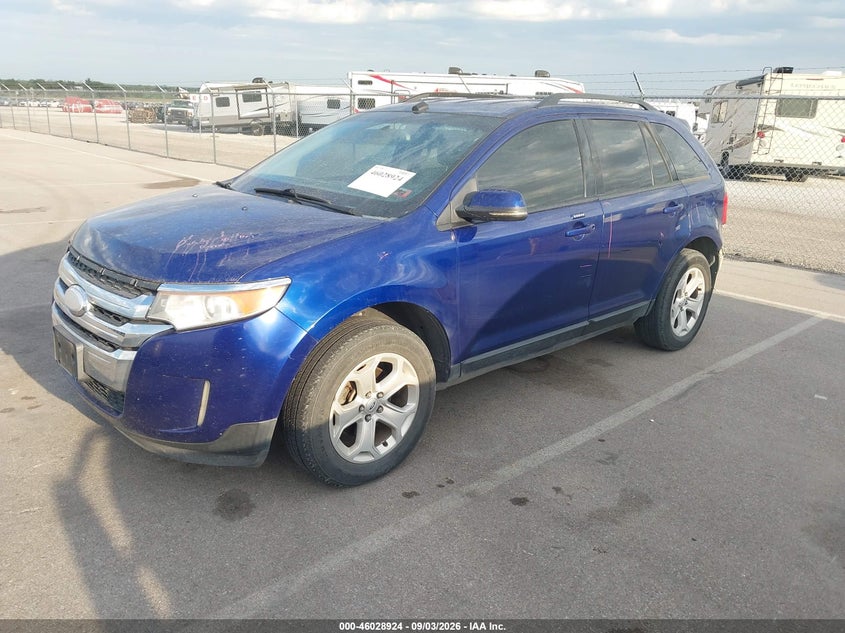Vin: 2fmdk4jc5dba56527, lot: 46528343, ford edge sel 20132