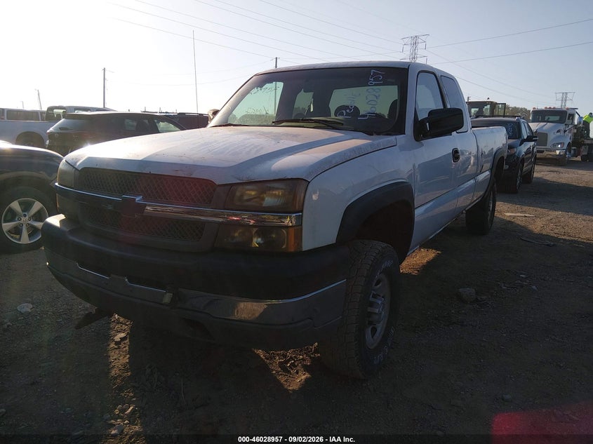 CHEVROLET SILVERADO 2500HD 2003 VIN 1GCHK29U53E361360
