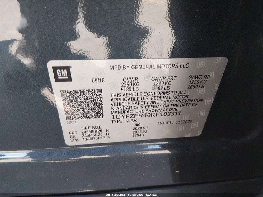 2019 CADILLAC XT4 SPORT · Фото 9