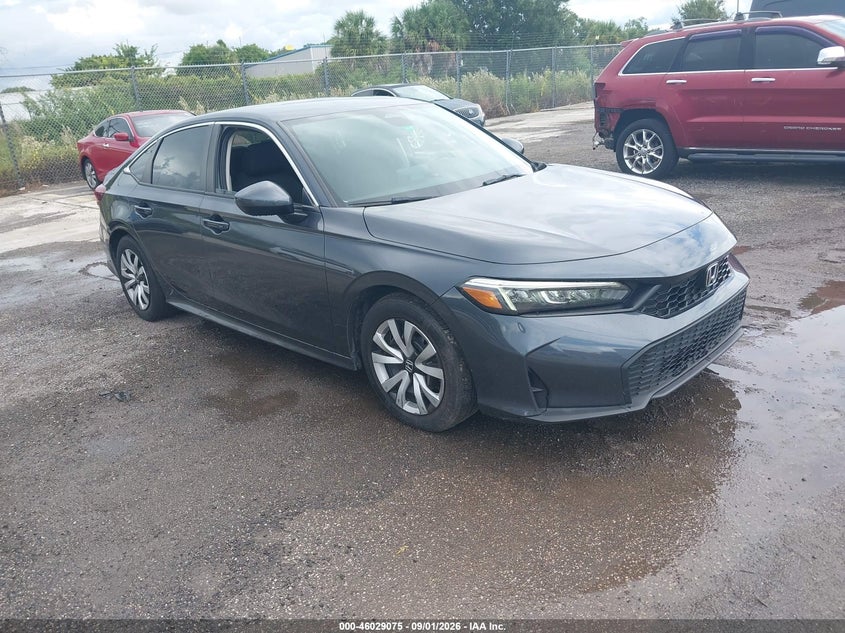 Vin: 2hgfe2f20sh519727, lot: 46528494, honda civic lx 2025 img_1