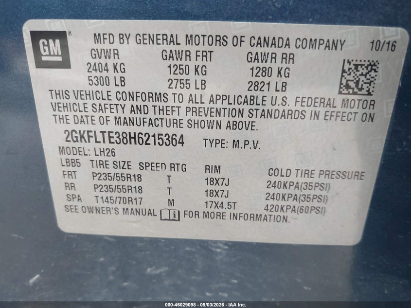 2017 GMC TERRAIN SLE-2 · Фото 9