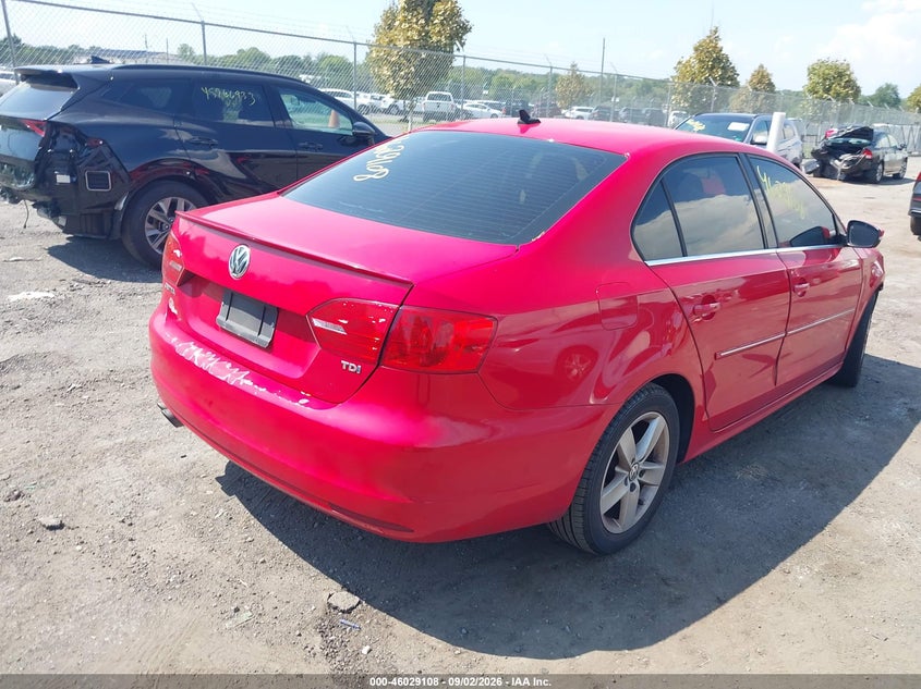 Vin: 3vwll7aj2dm244933, lot: 46528527, volkswagen jetta 2.0l tdi 20134