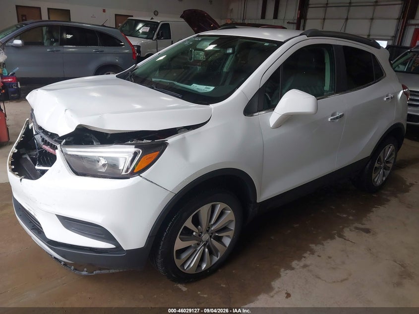 Vin: kl4cjesb5lb033469, lot: 46528545, buick encore awd preferred 20202