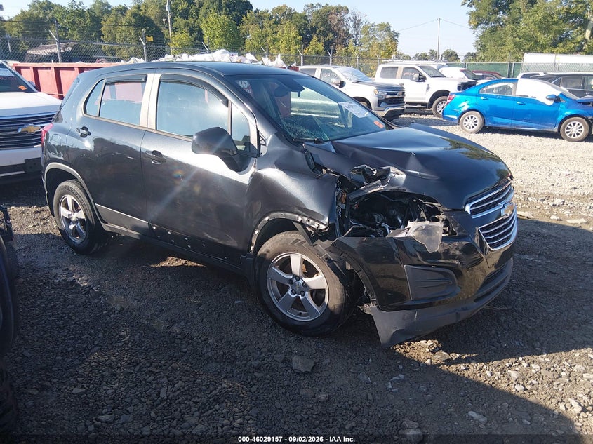 2015 Chevrolet Trax 1Ls, Right Front, IAAI, VIN 3GNCJPSB4FL252662
