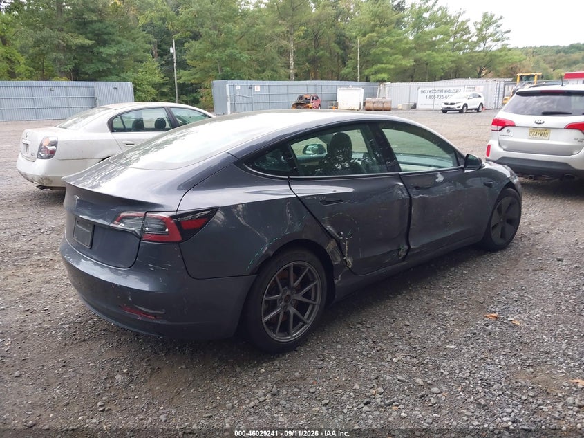 Vin: 5yj3e1ea9pf678442, lot: 46528660, tesla model 3 rear-wheel drive 20234