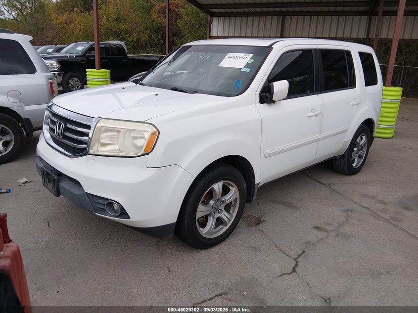 2012 HONDA PILOT auction photo 2