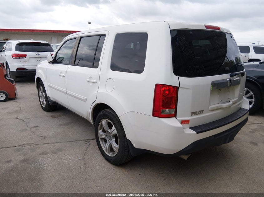 2012 HONDA PILOT auction photo 3