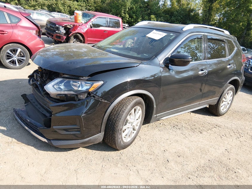2019 Nissan Rogue Sv, Front End, IAAI, VIN KNMAT2MV0KP530539 — photo 2