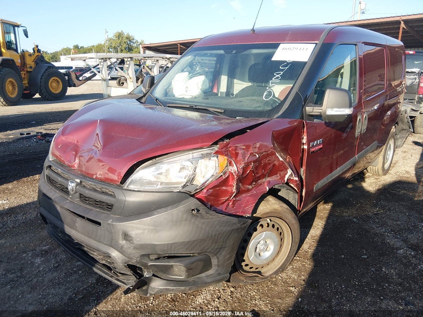 Vin: zfberfab9j6l04850, lot: 46528830, ram promaster city tradesman 20182