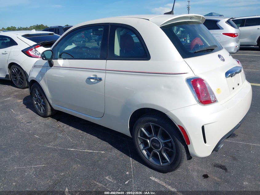 FIAT 500 2019 VIN 3C3CFFKH8KT820385