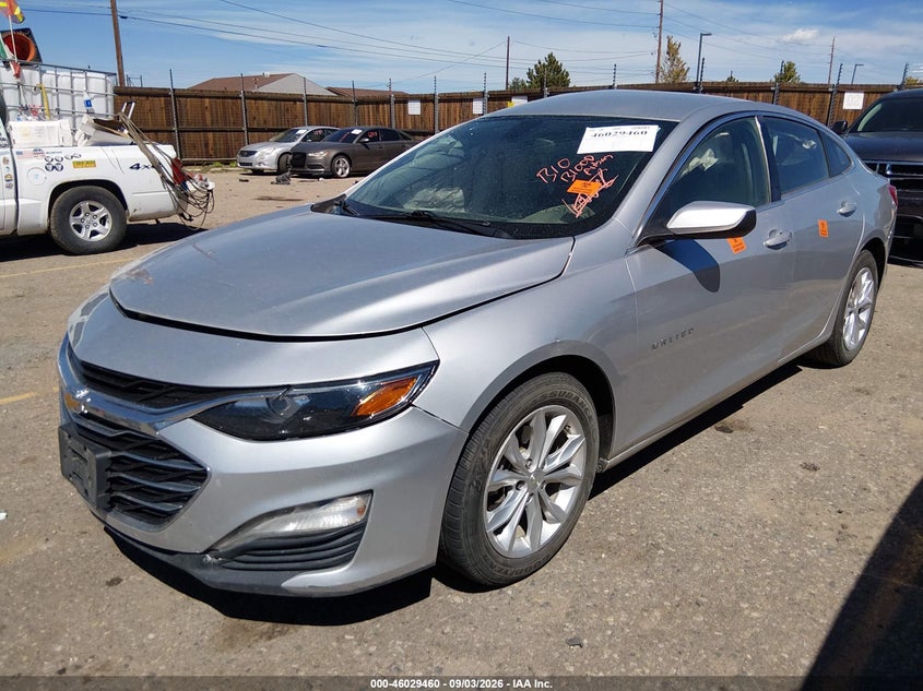 Vin: 1g1zd5st6kf167259, lot: 46528879, chevrolet malibu lt 20192
