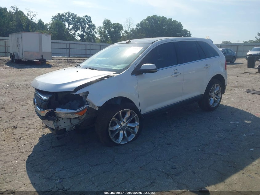 Vin: 2fmdk3kc0dba56167, lot: 46528886, ford edge limited 20132