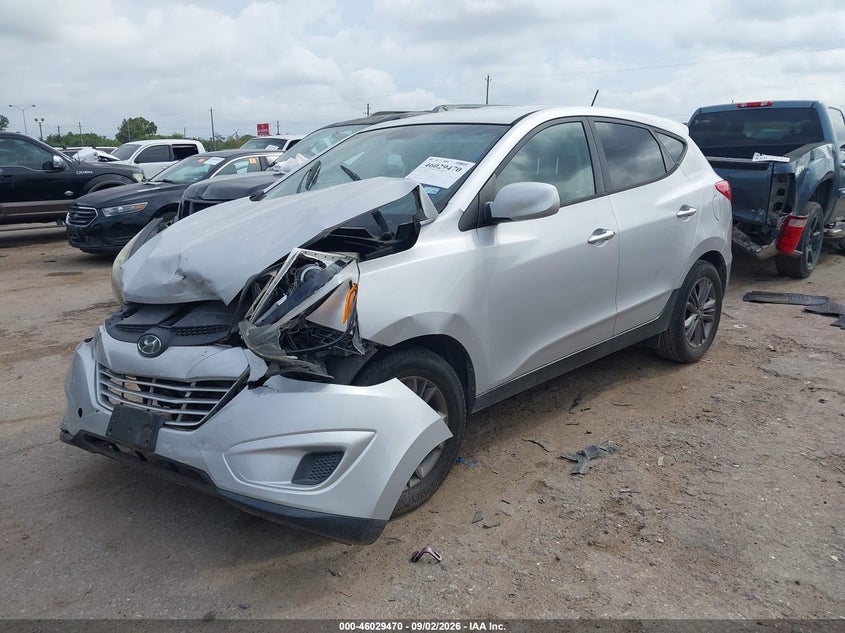 2014 Hyundai Tucson, Удар спереду, IAAI, VIN KM8JT3AF4EU946694 — фото 2