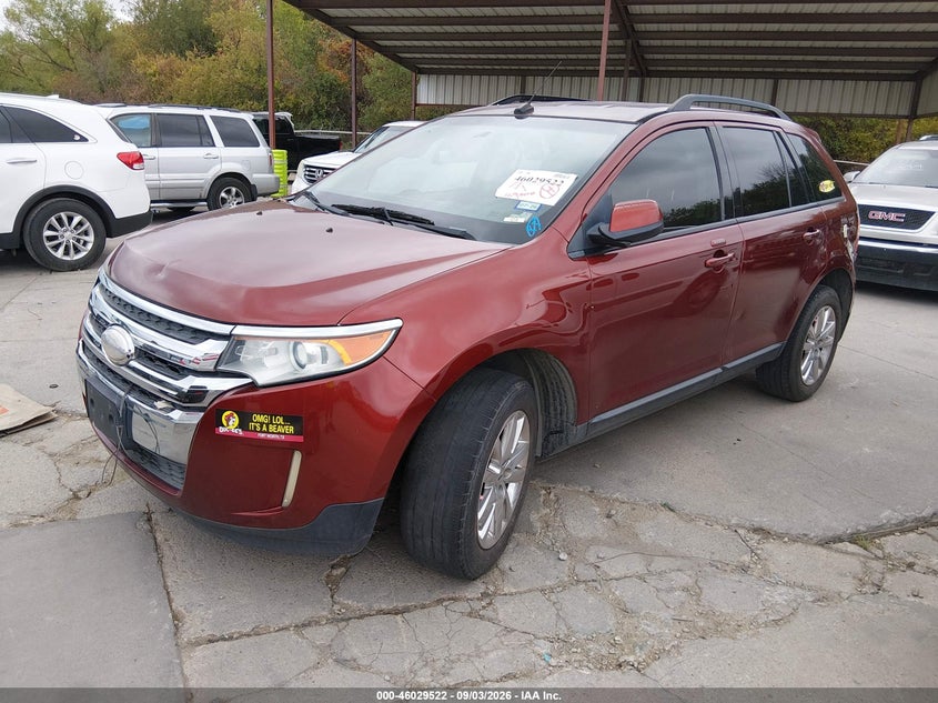 Vin: 2fmdk3jc2eba10245, lot: 46528941, ford edge sel 20142