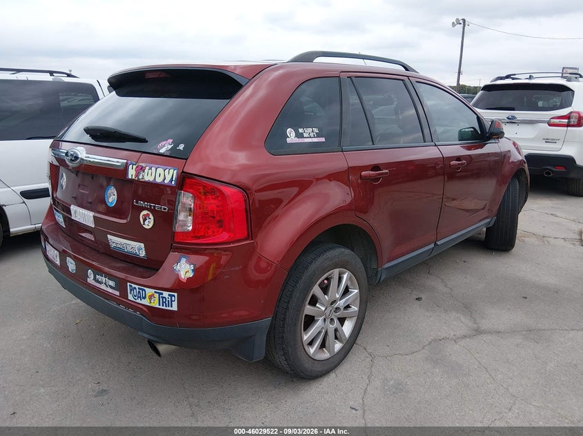 Vin: 2fmdk3jc2eba10245, lot: 46528941, ford edge sel 20144