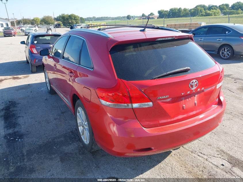 Vin: 4t3za3bb4cu056995, lot: 46529008, toyota venza le 20123