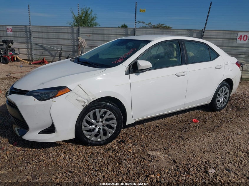 Vin: 2t1burhe4kc188645, lot: 46529062, toyota corolla le 20192