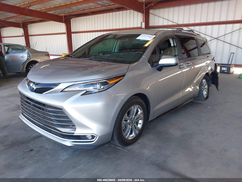 Vin: 5tdeskfc5rs127284, lot: 46529106, toyota sienna platinum 20242