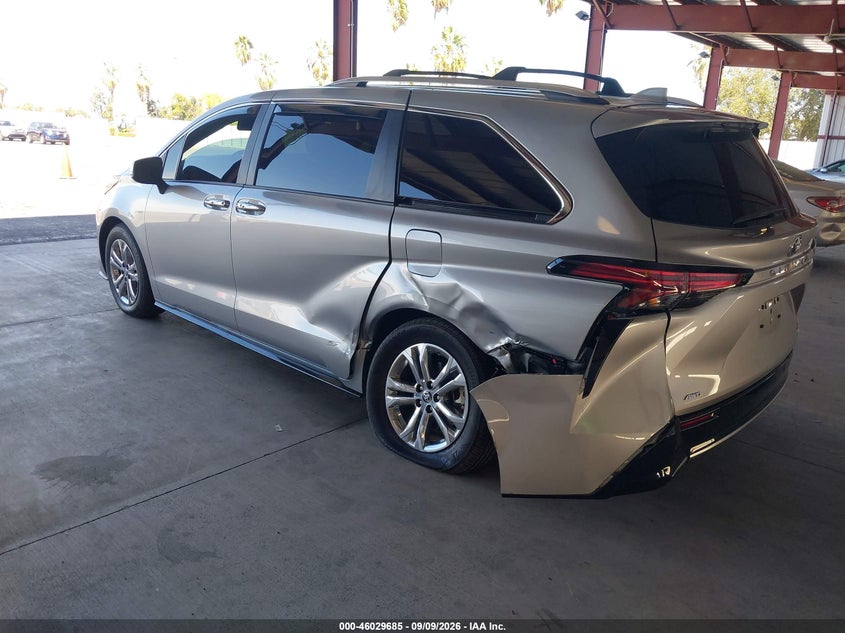 Vin: 5tdeskfc5rs127284, lot: 46529106, toyota sienna platinum 20243