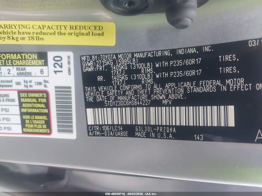 TOYOTA SIENNA - zdjęcie 9
