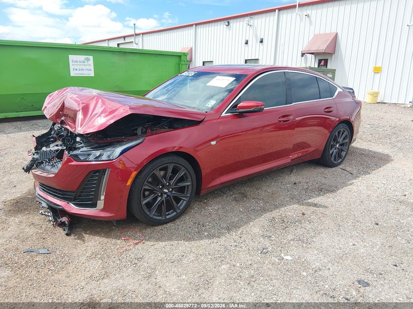 Vin: 1g6dw5rk3l0139029, lot: 46529191, cadillac ct5 luxury 20202